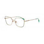 William Morris 50290-C3 – eckige Vollrandbrille für Damen aus Edelstahl