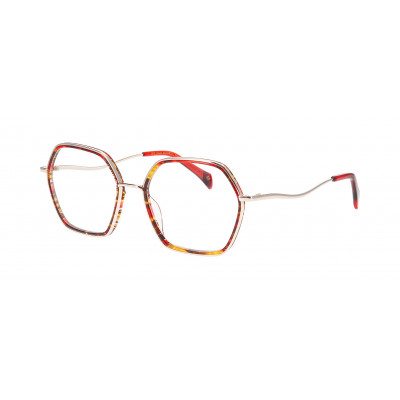 William Morris JAID 2-4024 – hexagonale Vollrandbrille für Damen aus Edelstahl