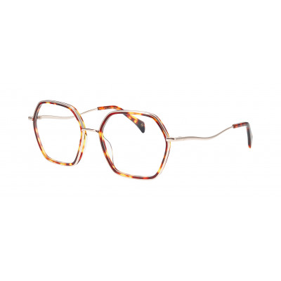 William Morris JAID 2-5524 – hexagonale Vollrandbrille für Damen aus Edelstahl