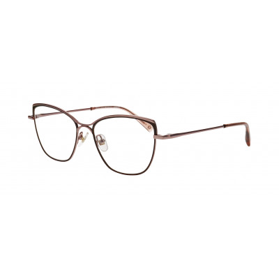 William Morris 50291-6032 – eckige Vollrandbrille für Damen aus Edelstahl
