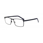 William Morris 50294-C2 – eckige Vollrandbrille für Herren aus Edelstahl