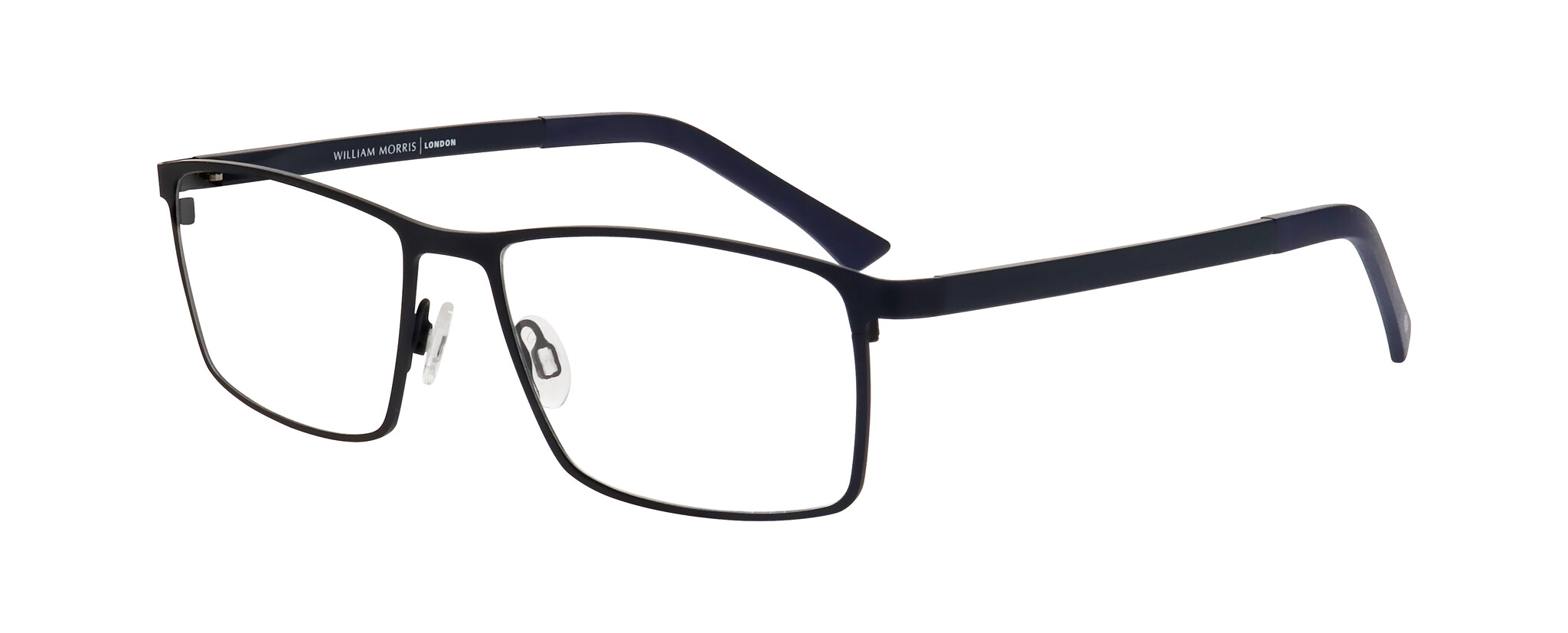 William Morris 50294-C2 56-17 William Morris 50294-C2 – eckige Vollrandbrille für Herren aus Edelstahl