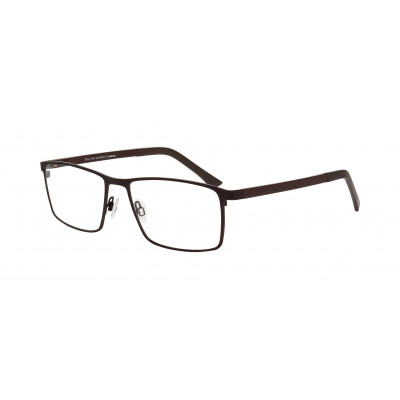William Morris 50294-C3 – eckige Vollrandbrille für Herren aus Edelstahl