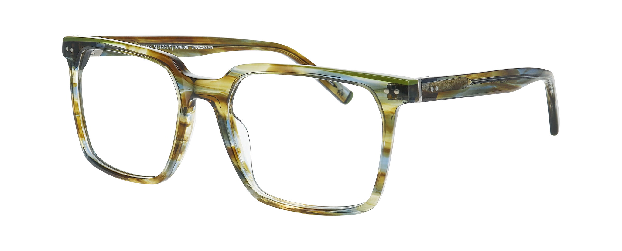 William Morris MADDOX 2-9624 53-18 William Morris MADDOX 2-9624 – eckige Vollrandbrille für Herren aus Acetat