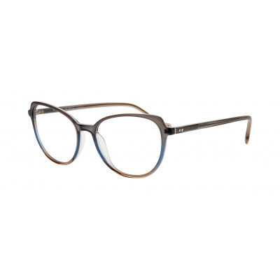 William Morris 50281-C2 – runde Vollrandbrille für Damen aus Acetat in Grau