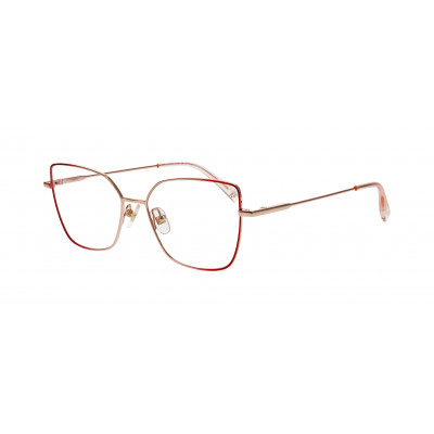 William Morris 50290-C1 – eckige Vollrandbrille für Damen aus Edelstahl