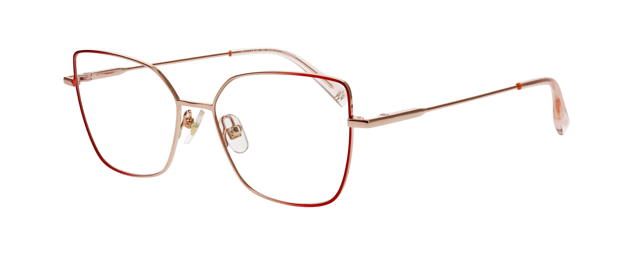 William Morris 50290-C1 52-16 William Morris 50290-C1 – eckige Vollrandbrille für Damen aus Edelstahl