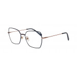 William Morris 50295-C2 – eckige Vollrandbrille für Damen aus Edelstahl in Blau