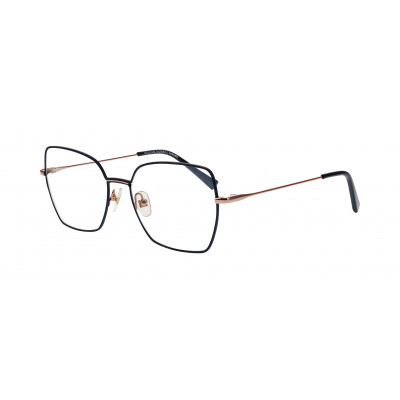 William Morris 50295-C2 – eckige Vollrandbrille für Damen aus Edelstahl in Blau