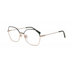 William Morris 50296-C1 – eckige Vollrandbrille für Damen aus Edelstahl