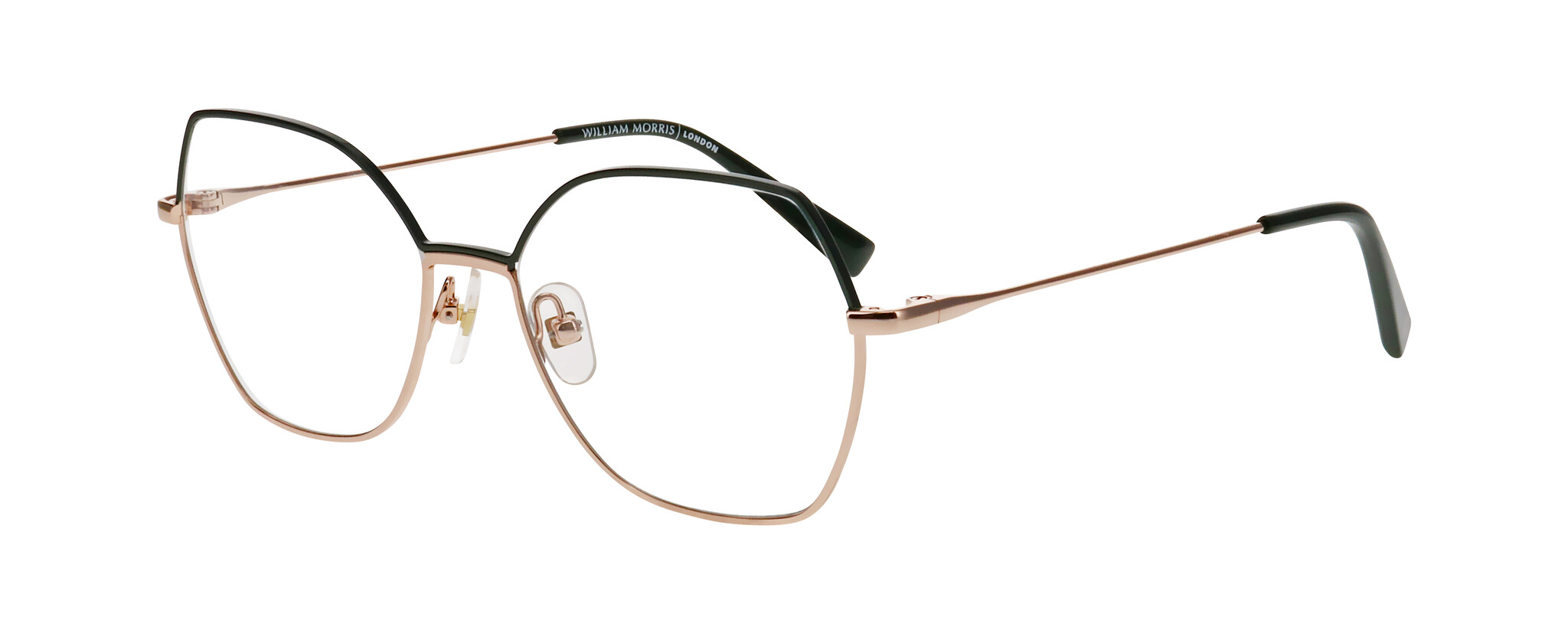 William Morris 50296-C1 53-16 William Morris 50296-C1 – eckige Vollrandbrille für Damen aus Edelstahl
