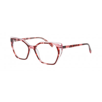 William Morris 50343-5522 – eckige Vollrandbrille für Damen aus Acetat in Havanna