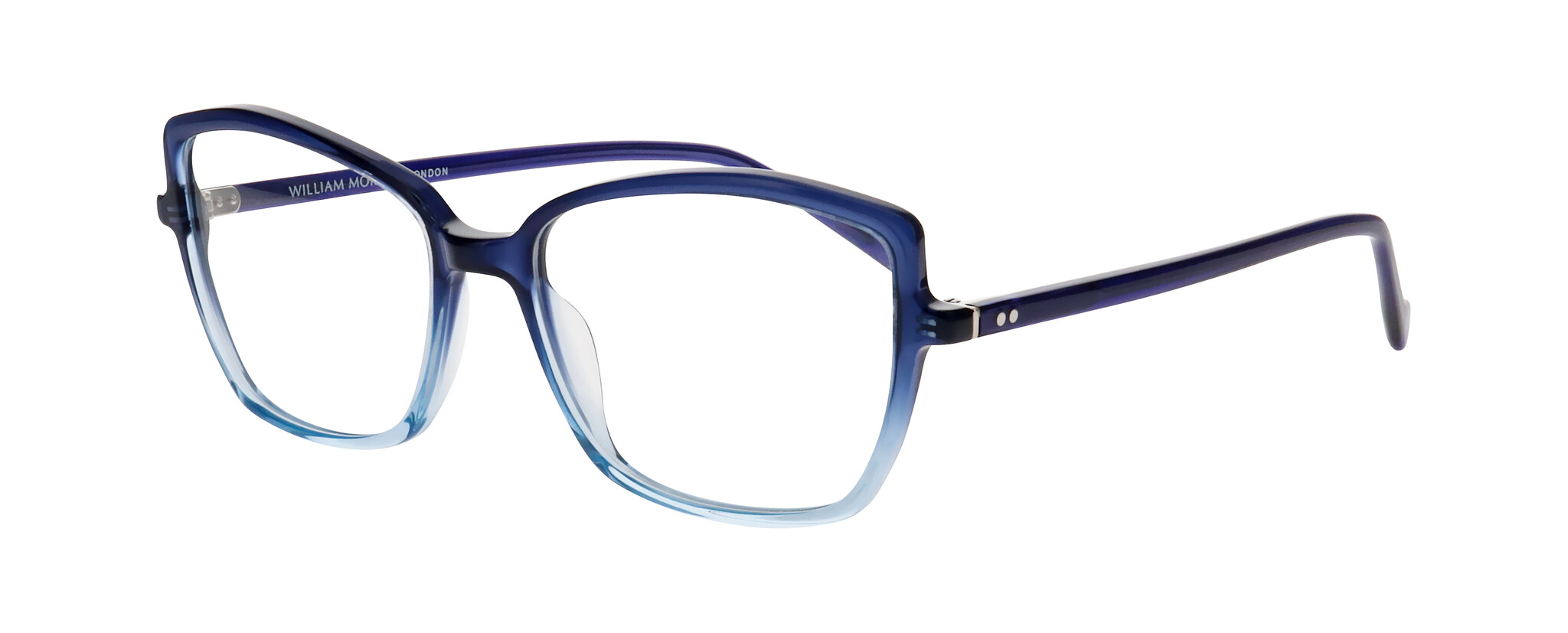 William Morris 50300-C1 54-17 William Morris 50300-C1 – eckige Vollrandbrille für Damen aus Acetat in Blau