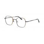 William Morris HOXTON 4-6521 – hexagonale Vollrandbrille für Herren aus Edelstahl
