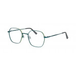 William Morris HOXTON 4-9321 – hexagonale Vollrandbrille für Herren aus Edelstahl