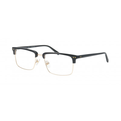 William Morris MARE 3-6032 – eckige Vollrandbrille für Herren aus Edelstahl