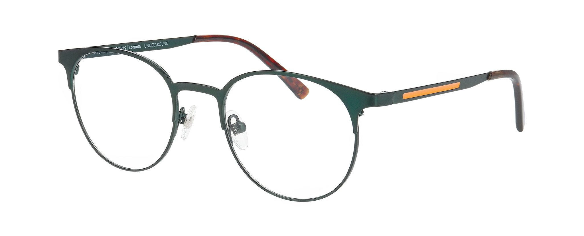 William Morris METRO 1-9531 50-20 William Morris METRO 1-9531 – runde Vollrandbrille für Herren aus Edelstahl