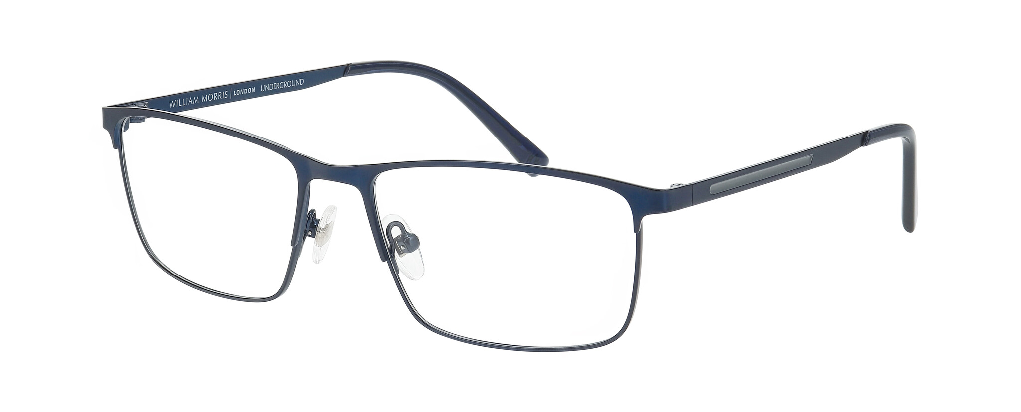 William Morris METRO 2-9131 56-17 William Morris METRO 2-9131 – eckige Vollrandbrille für Herren aus Edelstahl