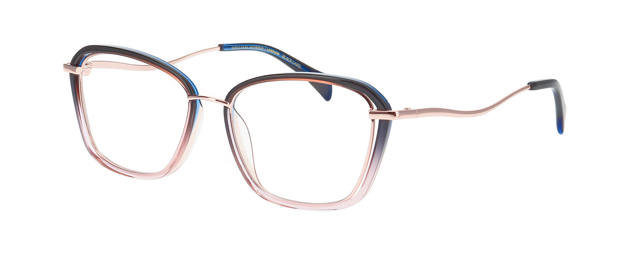William Morris MOCO 1-6042 51-16 William Morris MOCO 1-6042 – Vollrandbrille in Schmetterlingsform für Damen aus Edelstahl