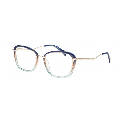 William Morris MOCO 1-9042 – Vollrandbrille in Schmetterlingsform für Damen aus Edelstahl