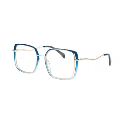 William Morris MOCO 2-9042 – eckige Vollrandbrille für Damen aus Edelstahl