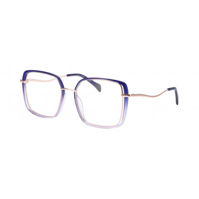 William Morris MOCO 2-3542 – eckige Vollrandbrille für Damen aus Edelstahl