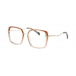 William Morris MOCO 2-5042 – eckige Vollrandbrille für Damen aus Edelstahl