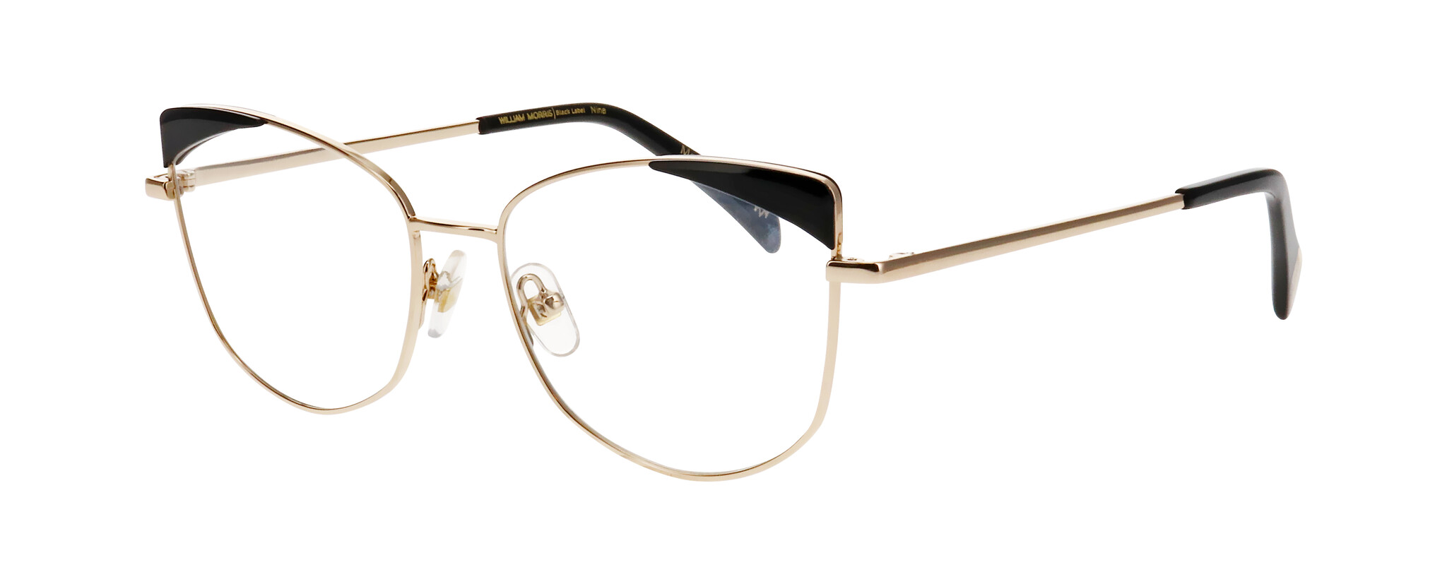 William Morris NINA-C1 53-16 William Morris NINA-C1 – runde Vollrandbrille für Damen aus Edelstahl