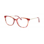 William Morris PLUM 3-4124 – Vollrandbrille in Schmetterlingsform für Damen aus Acetat in Rubinrot