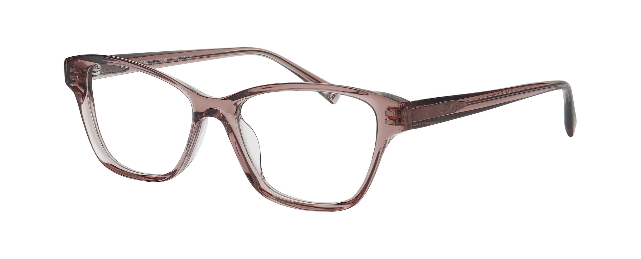 William Morris POPLAR 1-1715 50-16 William Morris POPLAR 1-1715 – eckige Vollrandbrille für Damen aus Acetat in Nude