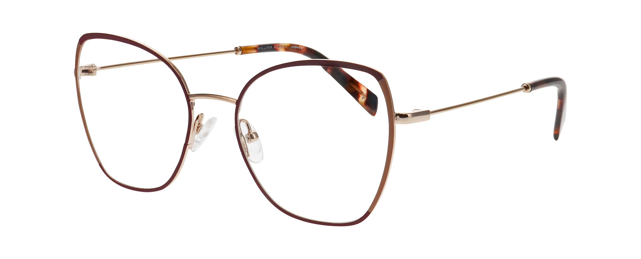 William Morris 50311-3821 53-18 William Morris 50311-3821 – ovale Vollrandbrille für Damen aus Edelstahl