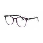 William Morris 50312-3542 – ovale Vollrandbrille für Herren aus Acetat in Violett