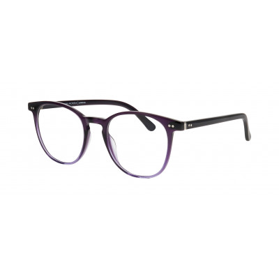William Morris 50312-3542 – ovale Vollrandbrille für Herren aus Acetat in Violett