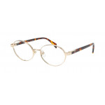 William Morris QUAYS 1-2012 – ovale Vollrandbrille für Damen aus Edelstahl in Gold