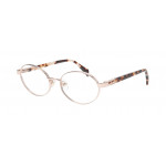 William Morris QUAYS 1-4212 – ovale Vollrandbrille für Damen aus Edelstahl in Rosé
