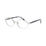William Morris QUAYS 1-1012 – ovale Vollrandbrille für Damen aus Edelstahl in Silber