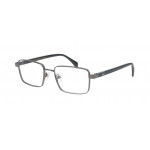William Morris QUAYS 2-6622 – eckige Vollrandbrille für Herren aus Edelstahl
