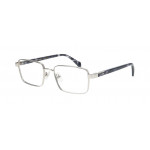 William Morris QUAYS 2-1012 – eckige Vollrandbrille für Herren aus Edelstahl