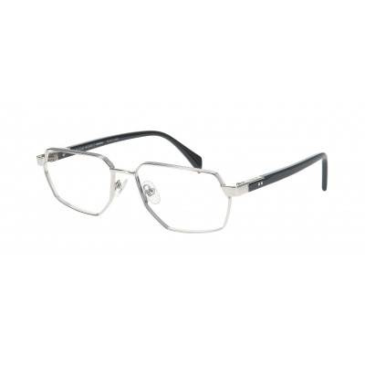 William Morris QUAYS 4-1012 – eckige Vollrandbrille für Damen und Herren aus Edelstahl