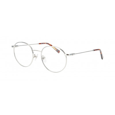 William Morris REGENT 1-1022 – runde Vollrandbrille für Herren aus Edelstahl in Silber