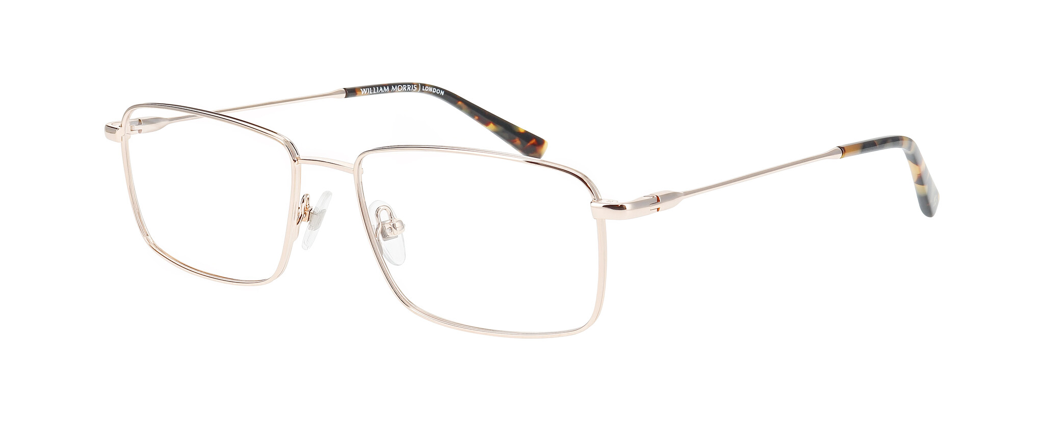 William Morris REGENT 2-2022 56-17 William Morris REGENT 2-2022 – eckige Vollrandbrille für Herren aus Edelstahl