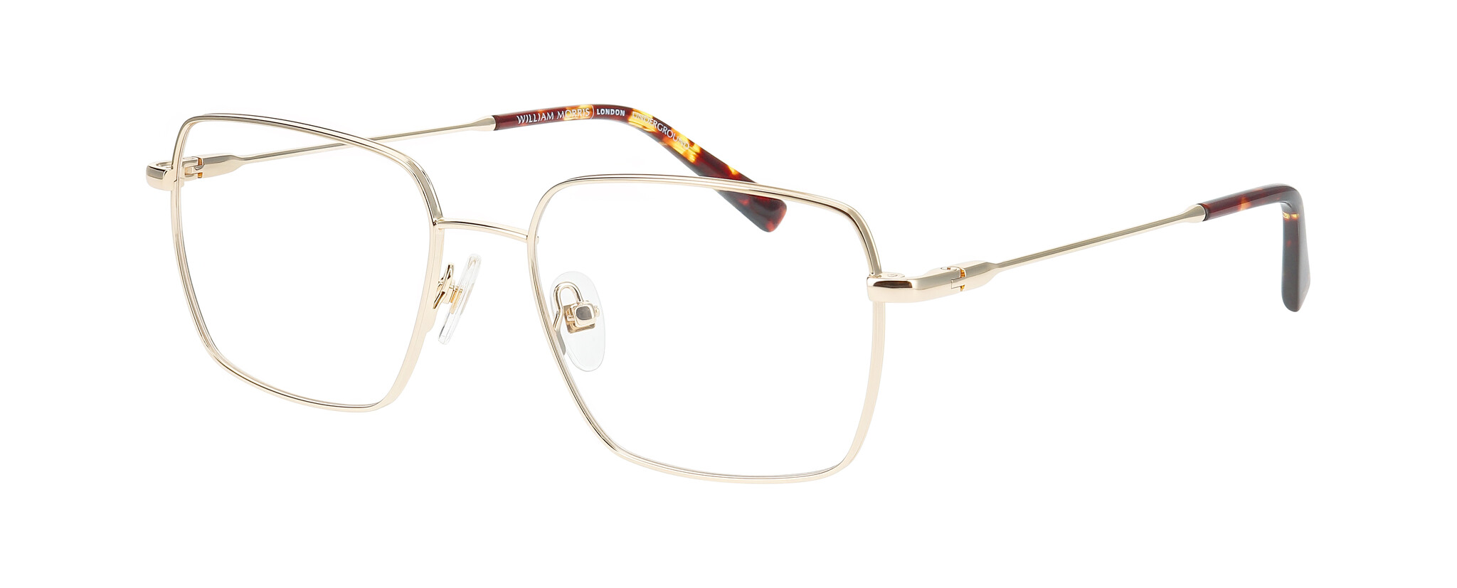 William Morris REGENT 4-2022 53-17 William Morris REGENT 4-2022 – eckige Vollrandbrille für Herren aus Edelstahl