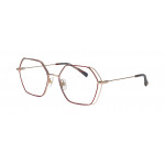 William Morris SAATCHI 2-3812 – hexagonale Vollrandbrille für Damen aus Edelstahl