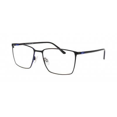 William Morris 50316-6031 – eckige Vollrandbrille für Herren aus Edelstahl