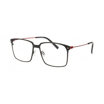 William Morris 50318-6031 – eckige Vollrandbrille für Herren aus Edelstahl