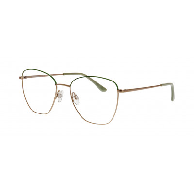 William Morris 50320-9511 – eckige Vollrandbrille für Damen aus Edelstahl