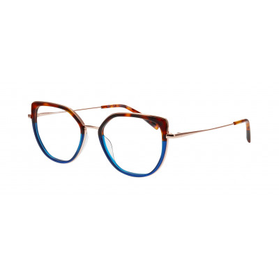 William Morris 50326-5442 – Vollrandbrille in Cat-Eye-Form für Damen aus Edelstahl