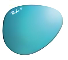 BLAU-verspiegelt mit Polarisation