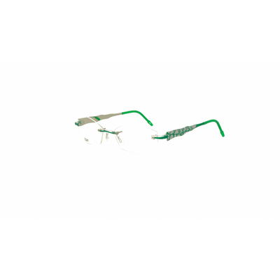 Brillenfassung Garnitur Switch it SI 9249 Damenbrille in Grün mit filigranen und modernen Designelementen.