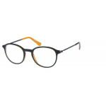 Superdry 991050 Unisexbrille in Schwarz mit rundem Vollrand-Gestell und 48 mm Glasbreite